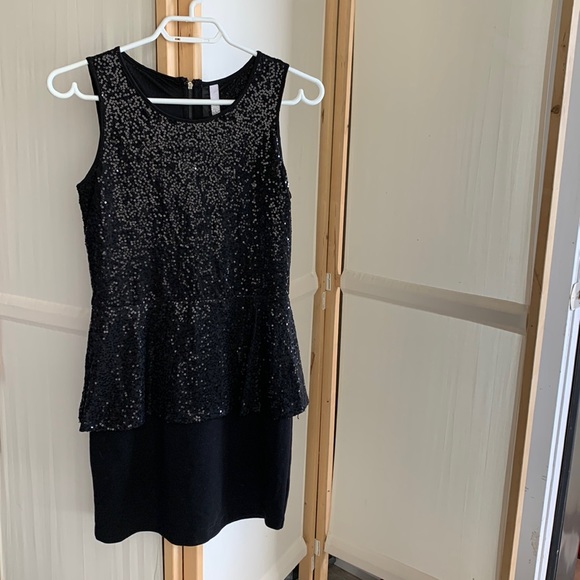 Kensie party dress with sequin, Black, Size S - Picture 3 of 12